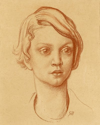 Portrait of Sue Lethbridge by Colin Unwin Gill